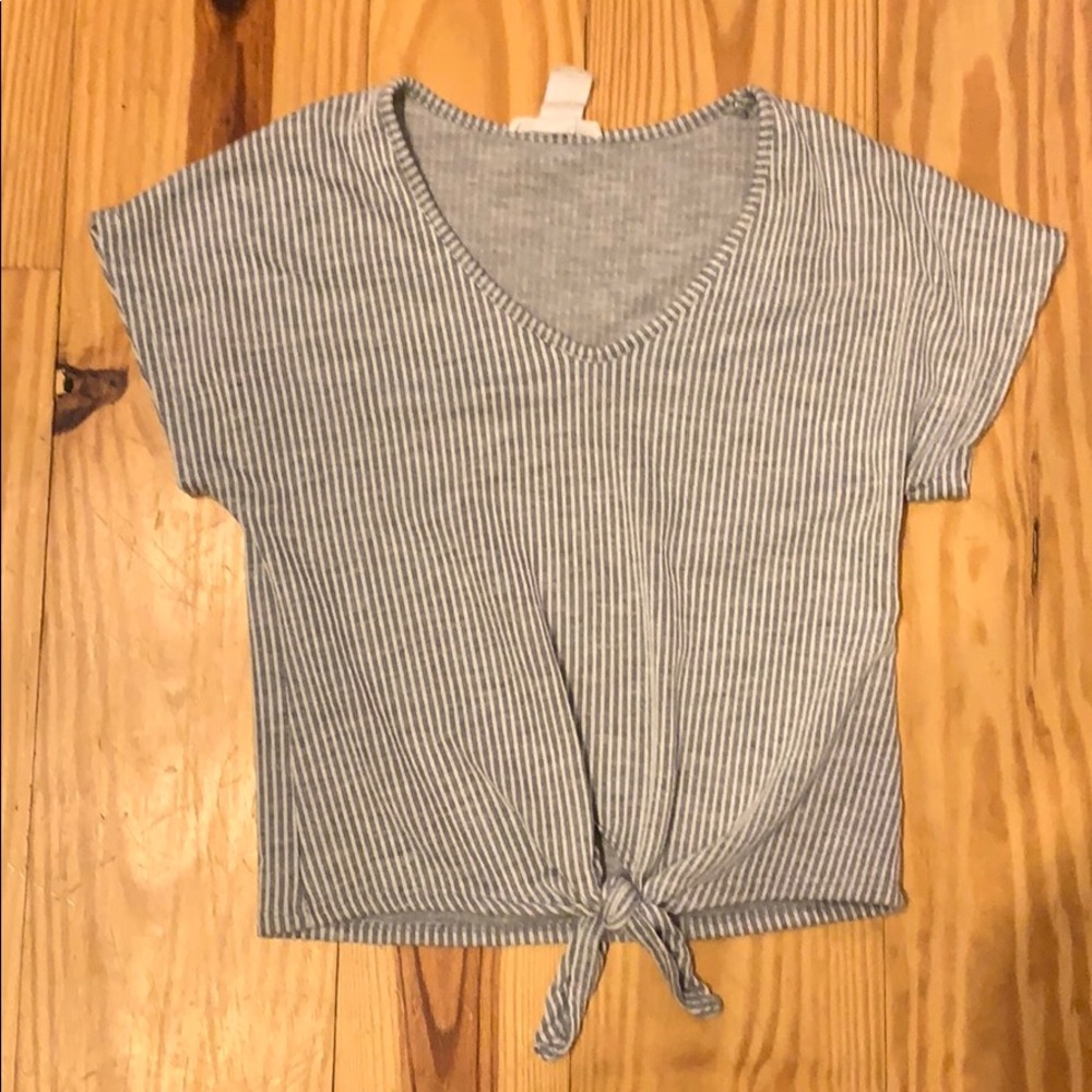 Stripped Crop Top